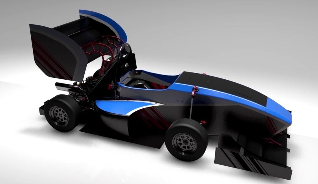 Teaser 3D de la monoplace ECO3 de l’ESTACA